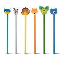 Lápis com Boneco de Borracha Personalizado - SP91904