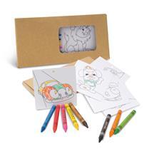 Kit para Pintar em Caixa de Cartão Personalizado - SP91755
