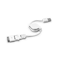 Cabo USB Retrátil 3 em 1 Personalizado - SP97313