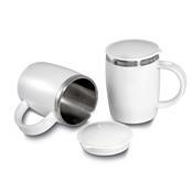 Caneca Plástico com Inox Personalizada - ASCA0150