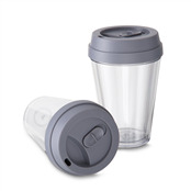 Copo Plastico com Tampa Personalizado - ASCO7000