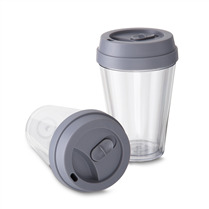 Copo Plastico com Tampa Personalizado - ASCO7000