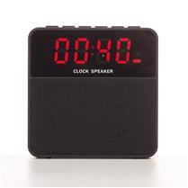 Caixa de som bluetooth multifunções com relógio digital personalizada - XB02071