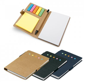 Bloco de anotações com post -it e porta caneta personalizados - SP93791