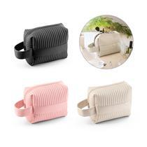 Bolsa de cosméticos em PU% (21% de PU reciclado e 30% de poliéster reciclado) SP92199