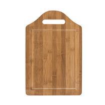Tábua de Bambu com Canaleta com Logo - XB13270