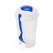 Copo Salada com Garfo e Suporte para Molho Personalizado - XB13719