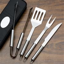 Kit Churrasco 4 peças com Logo - XB07444