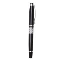 Caneta Metal Roller Preta Personalizada - XB13605