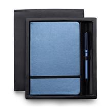 Conjunto executivo com caderno e caneta em estojo de papelão - XB14263