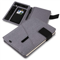 Caderno de Anotações com powerbank 4.000 mAh Personalizado - ASCAD220-CZ