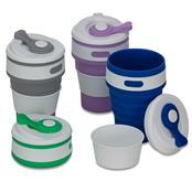 Copo retrátil para brinde silicone 350ml - ASCO8350