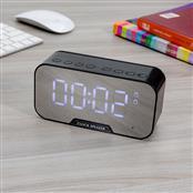 Caixa de Som Bluetooth com relógio personalizada - XB03019