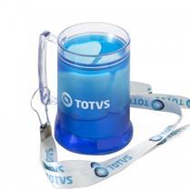 Caneca Chopp Gel com Cordão Personalizada - FB - Caneca Chopp Gel com Cordão