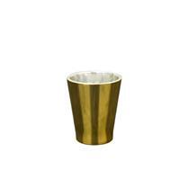 Copo Dose Metalizado Dourado Personalizado - FB - Copo Dose