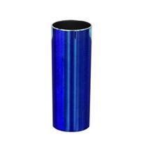 Copo Long Drink Metalizado Azul Personalizado - FB - Longdrink