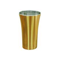 Copo Space Metalizado Dourado Personalizado - FB - Copo Space 400 ml