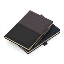 Caderno de Anotações com powerbank indução Personalizado - ASCAD270