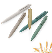 Caneta esferográfica biodegradável com fibra de trigo. - ASCP1070TG