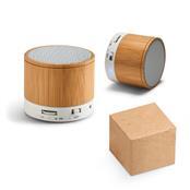 Caixa de Som Bluetooh em Bambu Personalizada - SP97256