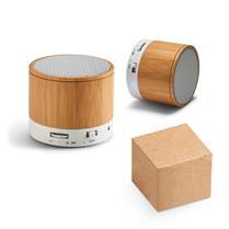 Caixa de Som Bluetooh em Bambu Personalizada - SP97256