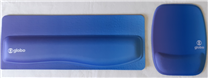 Mouse Pads Ergonômico e Apoio para teclado AZUL