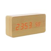 Relógio de Madeira com Display LED   XB18563