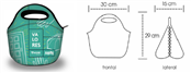 LANCHEIRA EM NEOPRENE PERSONALIZADA