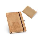 Caderno A5 com capa dura em cortiça SP93730