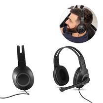 Fone de ouvido ajustável com microfone em ABS e PP SP97088