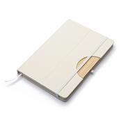 Caderno com tampa de função de suporte para smartphone