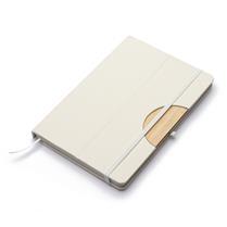 Caderno com tampa de função de suporte para smartphone