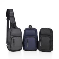 MOCHILA DE OMBRO USB ANTI-FURTO PERSONALIZADA XB04059