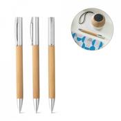 Caneta Corpo em Bambu Personalizada - SP91774