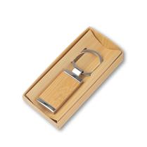 Chaveiro de metal e bambu  ASCH7050