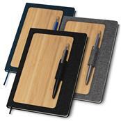 Caderno de anotações com suporte
