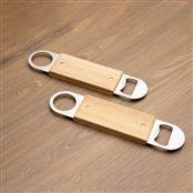 Abridor de Garrafas Metal e Madeira Personalizado - XB01304