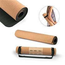 Tapete de exercício para yoga em cortiça