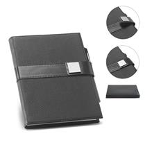Caderno A5 com folhas pautadas, lisas e pontilhadas