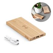 Bateria Power Bank  5.000 mAh em Bambu Personalizado - SP57909