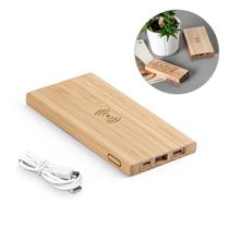 Bateria Power Bank  5.000 mAh em Bambu Personalizado - SP57909