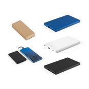 Bateria portátil em ABS 100% reciclado e bateria em lítio 4.000 mAh