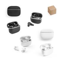 Fones de ouvido wireless em ABS 100% reciclado