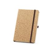 Caderno A5 de capa dura em cortiça com folhas lisas - SP53807