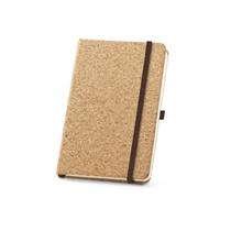Caderno A5 de capa dura em cortiça com folhas lisas - SP53807