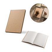 Caderno A5 em casca de coco