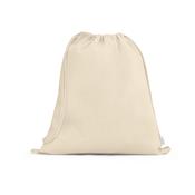 Sacola tipo mochila em 100% algodão reciclado