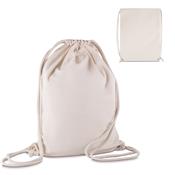 Sacola/Mochila em algodão 145g/m² (41x33x10cm) Personalizada - ASBP0010