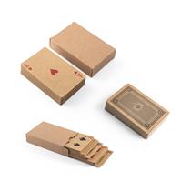Baralho com 54 cartas em papel kraft,