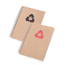 Caderno ecológico com wire-o.